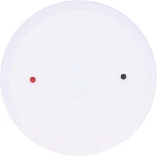 Wired Glass Break Detector, round Door Window Sensor Tamper Alarm Ceiling/Wall M