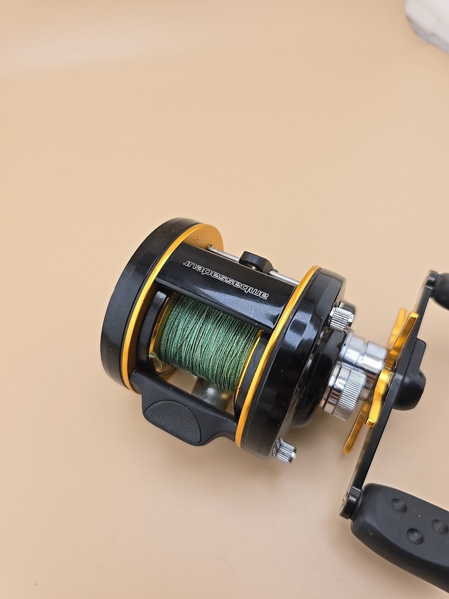 Abu Garcia Ambassadeur Kalex 50 Baitcasting Reel – Black & Gold