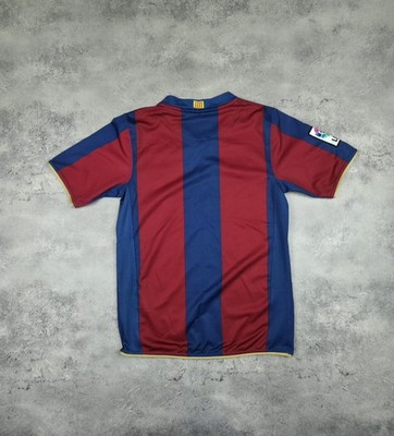 Nike Barcelona Soccer Jersey 2007-08 Home Football Shirt Kids 140
