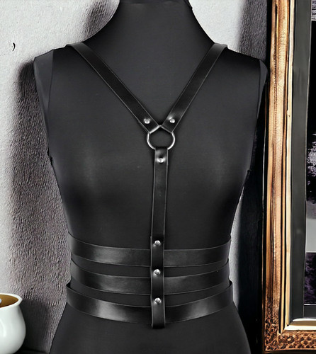 Body Brustgeschirr Mieder Harness Geschirr Fetisch Bondage Bdsm Sexy Cosplay Top - Bild 1 von 13
