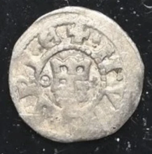 HUNGARY. King Stephen V 1270-72 AD, Crusaders Croatia Silver Obol Coin, NGC VF25