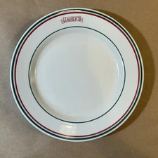 Vintage Plate Sterling China Janek’s Restaurant As Is INV-B4D07