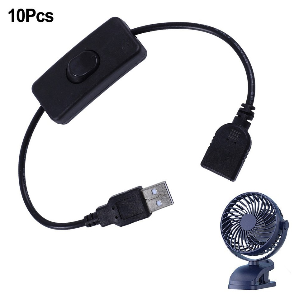 Convenient On Off Switch USB Cable 30 cm Extension Cable Male to Female ...