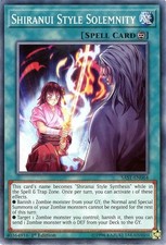 Yu-Gi-Oh TCG SAST-DE064 C Shiranui Style Solemnity Savage Strike