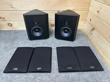 ⭐️ Polk Audio FX300i Dipole Bipole Speakers Satellite FX-300i Good Sound VIDEO⭐️