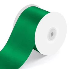 3" Wide x 25 Yards Single Face Polyester Satin Ribbon Satin Ribbon for Crafts...