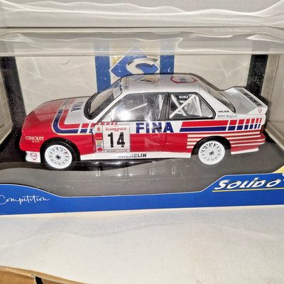 BMW M3 E30 EVO DTM Belgium Procar Racing 1993 #14 Duez Fina Bast Solido  1:18