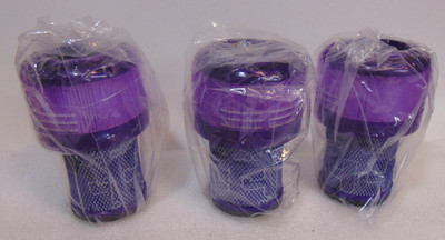V11 Filter For Dyson Vacuums Part 970422-01 Filter Replacements 3 Pack W/Brush