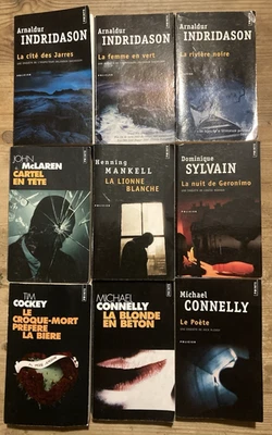 LOT 9 EDITIONS POINTS - POLICIER - THRILLER - Connely , Indridason ... - Photo 1/2