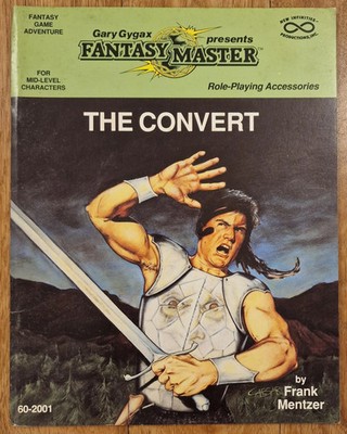 RPG Buch The Convert Rollenspiel Zubehör Gary Gygax präsentiert Fantasy Meister