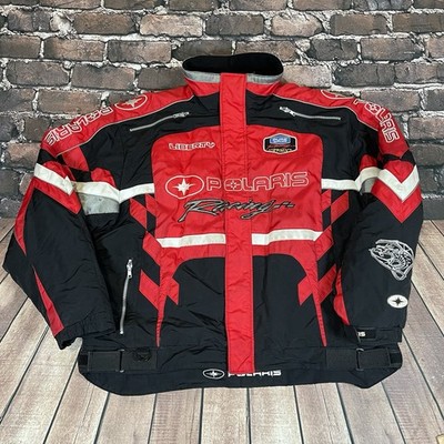 Vintage Pure Polaris Racing DuPont Thermolite Dragon Snowmobile Jacket Mens XL