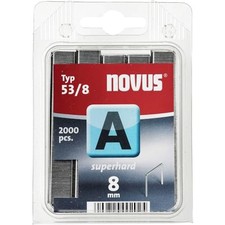 NA - Novus - Typ 53/8 A-8 mm Staples Pack of 2000 /Stationery - New O - Q59z 0.0049 per staple