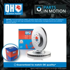 2x Brake Discs Pair Vented fits SKODA YETI 5L 2.0D Front 09 to 15 312mm Set QH