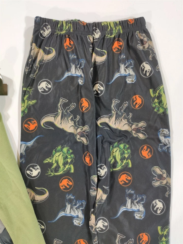 Jurrasic Park Pijama Niños Mediano 8 Jurassic World Camisa Pantalón Dinosaurio Regalo Foto 3 de 4