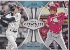 SHOHEI OHTANI & ICHIRO Topps Greatness Returns JAPAN Baseball Dodger DUAL INSERT
