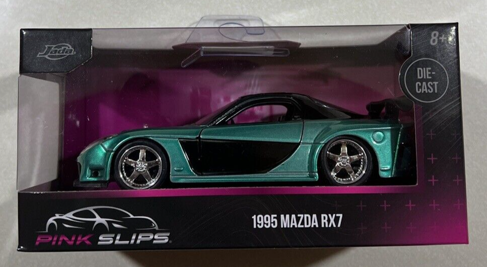 NEW 2024 JADA PINK SLIPS 1995 MAZDA RX-7 mint Green 1/32 | eBay