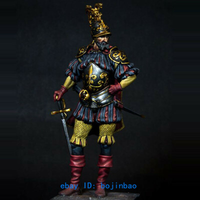 1/24 Scale 75mm Ancient Standing Knight Unpainted Model Kits Statue Garage Kit