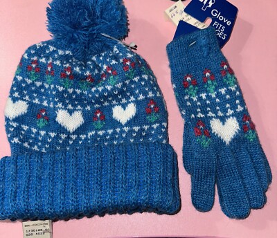 Classic Hat & Glove set FENELY Womens Winter Beanie Hat Scarf and Gloves Set Girls  main image 4
