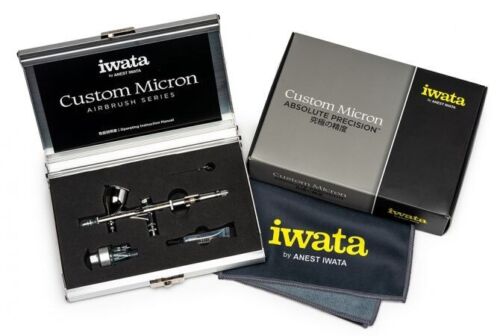 ANEST IWATA Airbrush CM-CP2 Custom Micron Plus CMC 0.23mm 1/4 oz. 7ml ICM4502 - Picture 1 of 3