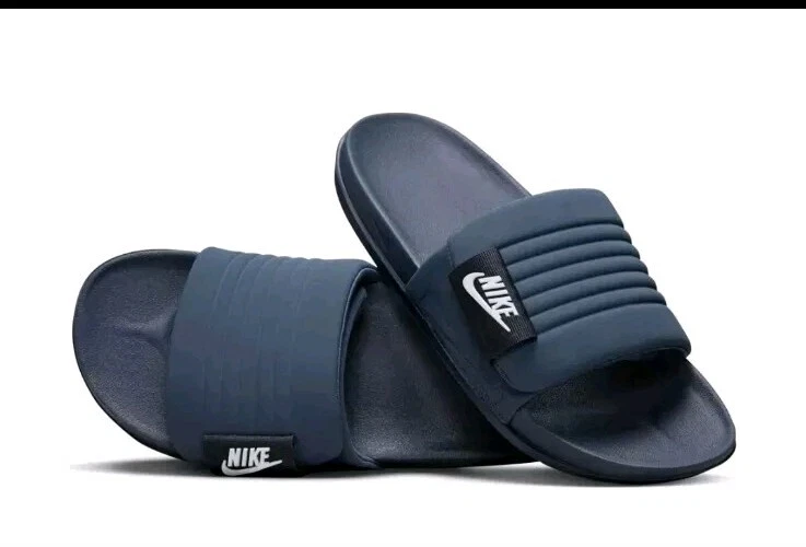 Nike Offcourt Adjust Slide Thunder Blu Bianco (DQ9624 400) Uomo Taglia 7 NUOVE Palla