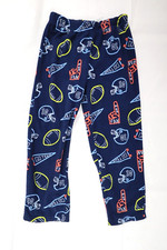 Carters Boy's Size 7 Navy Blue Football Print Pajama Pants