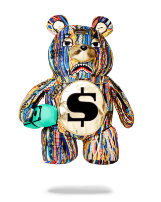 Sprayground The Golden Age Teddy Bear Backpack Sprayground Gold Rush Money Bear Backpack – DTLR main image 3