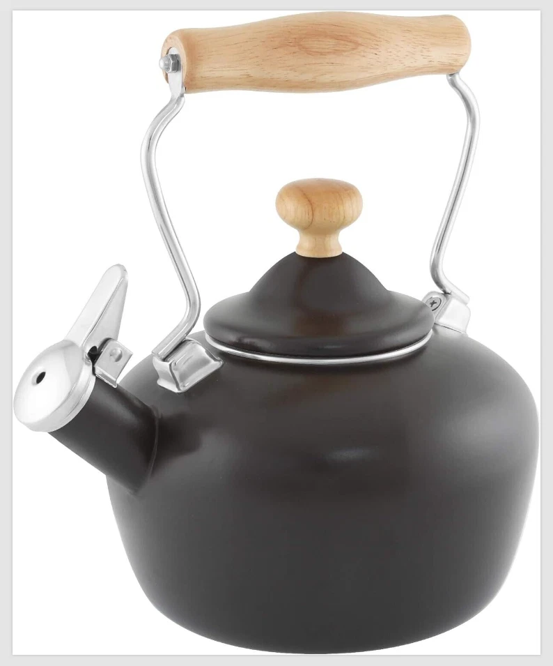 Enamel on Steel Carinawood Tea Kettle - Thumbnail 3