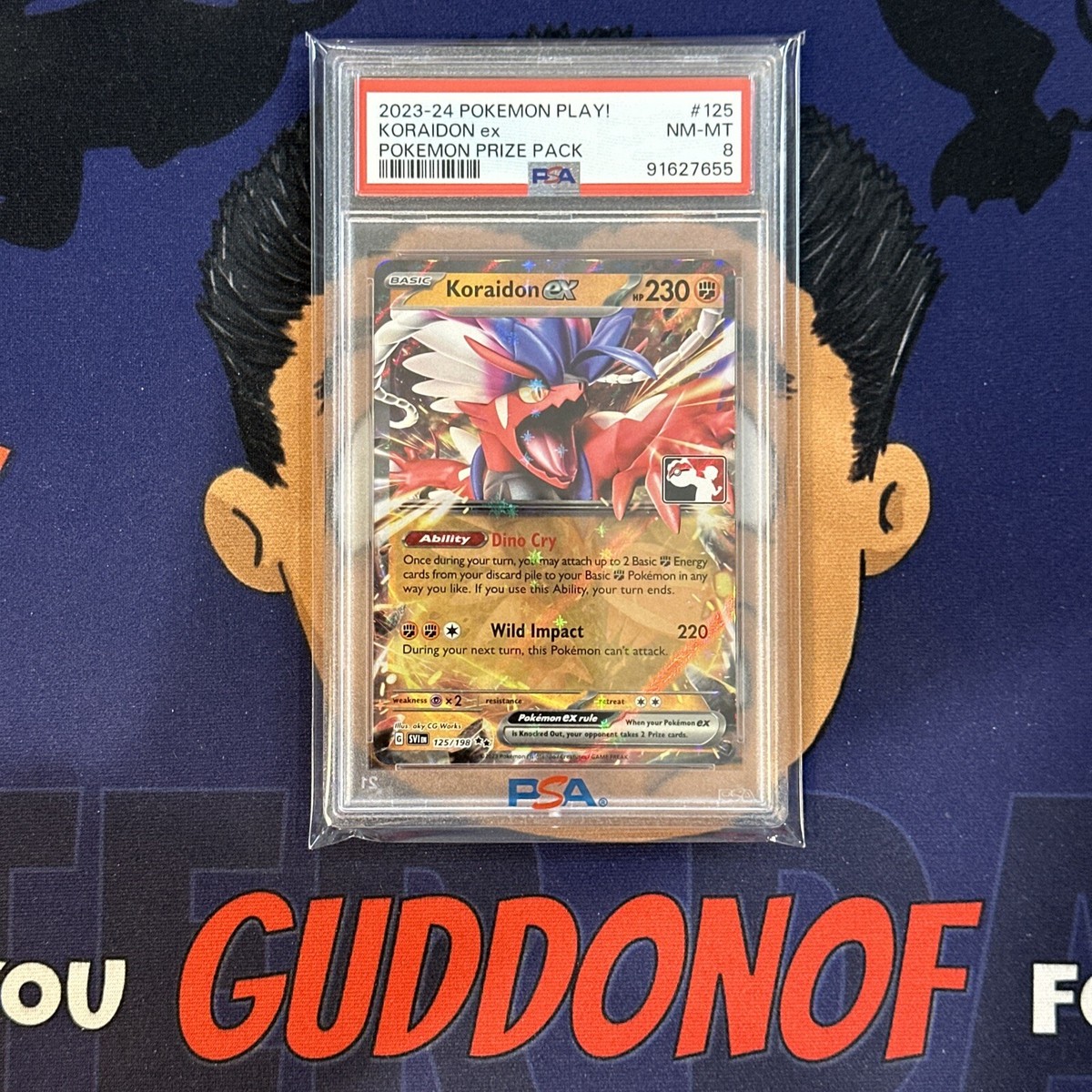 PSA認定 ポケモンカード 8枚セット PSA 8 NEAR MINT 2023-2024 Pokemon Play! Prize Pack KORAIDON EX
