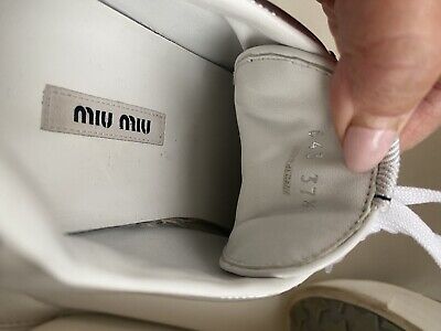 Miu Miu Silver Metallic Patent Leather Crystal Platform Miu Miu Silver Metallic Patent Leather Crystal Platform