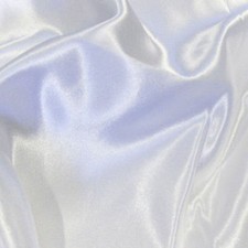 50 Yards 60" WHITE Shiny Satin Fabric Wedding Draping Runner Sash Overlay Decor