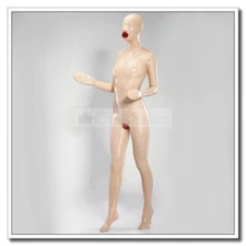 Latex Catsuit Attached Hoods Nose Hole 3 Sheath Hentai Skin Customize 0.4mm B23