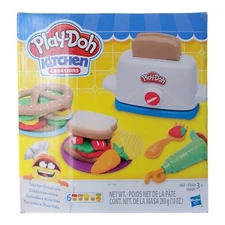 Play-Doh Kitchen Toaster Creations Hasbro Food Sandwich Toys New Sealed 