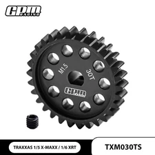 GPM 40Cr Steel Motor Gear 30T Motor 8mm mod 1.5mm TRAXXAS 1/5 X-Maxx 1/6 XRT 8S
