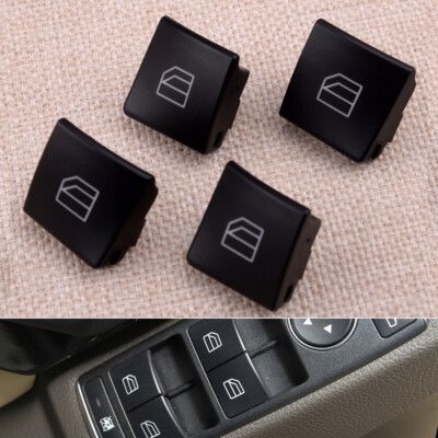 4x Window Switch Button Cover Cap Fit for Mercedes C E C220 E220 CLA GLK W204