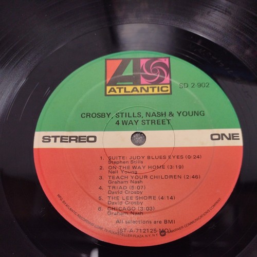 Crosby, Stills, Nash & Young–4 Way Street-2 xVinyl LP-1971-SD 2-902 Hype sticker - Picture 13 of 17