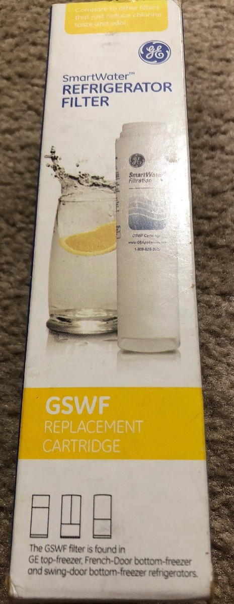New GE SmartWater Refrigerator Filter GSWF Replacement Cartridge