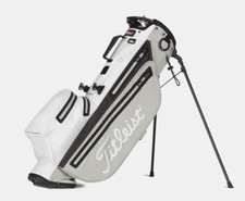 New Golf Titleist Players 4 StaDry Stand Bag Grey/White/Black