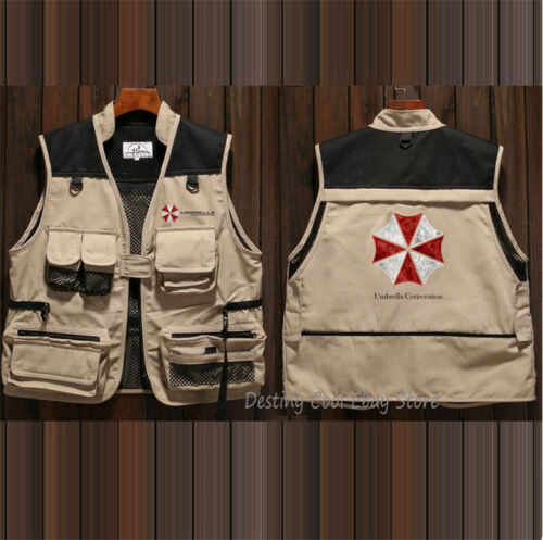 Resident Evil Umbrella Cosplay Costume Jacket Vest Sleeveless Unisex Cosplay 1PC - Bild 1 von 10