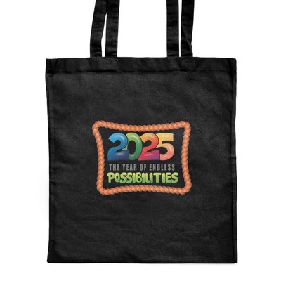 'The Bright Horizons of 2025' Classic Black Tote Shopper Tasche (ZB00024334)
