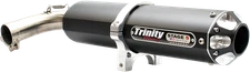 TRINITY RACING Stage Fits 5 Slip-On Muffler - Black TR-4158S-BK