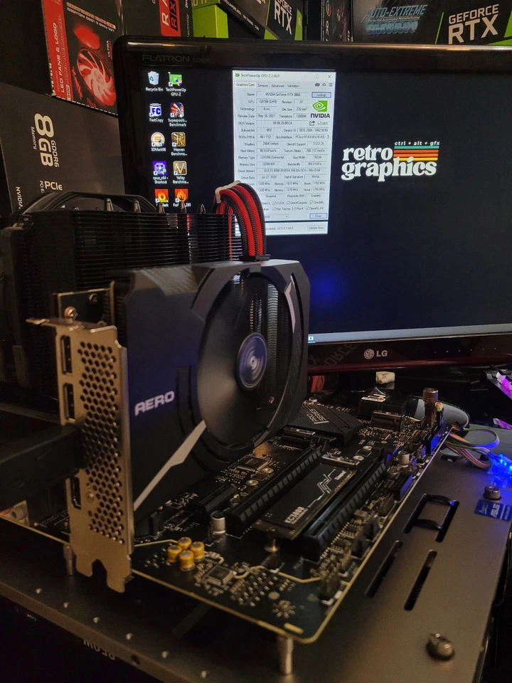 MSI Nvidia Geforce RTX 3060 AERO ITX 12gb PC Gaming Graphics card Expert Tested - Image 4 of 4