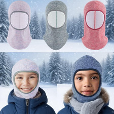Winter Balaclava Mask Thermal Warm Face Cover for Kids Boys Girls Skiing Cycling