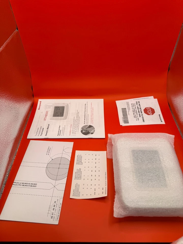 Honeywell 7-Day Programmable Thermostat (RTH8500D) - Image 3 of 4