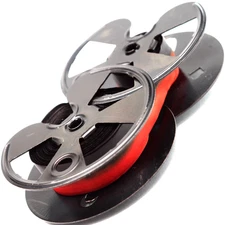 Royal KHM 12 18 Desktop Typewriter Twin Metal Spools with New Black & Red Ribbon