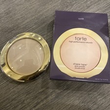 Tarte Shape Tape Glow Powder SUNLIT sheer opalescent glow 0.24oz NIB