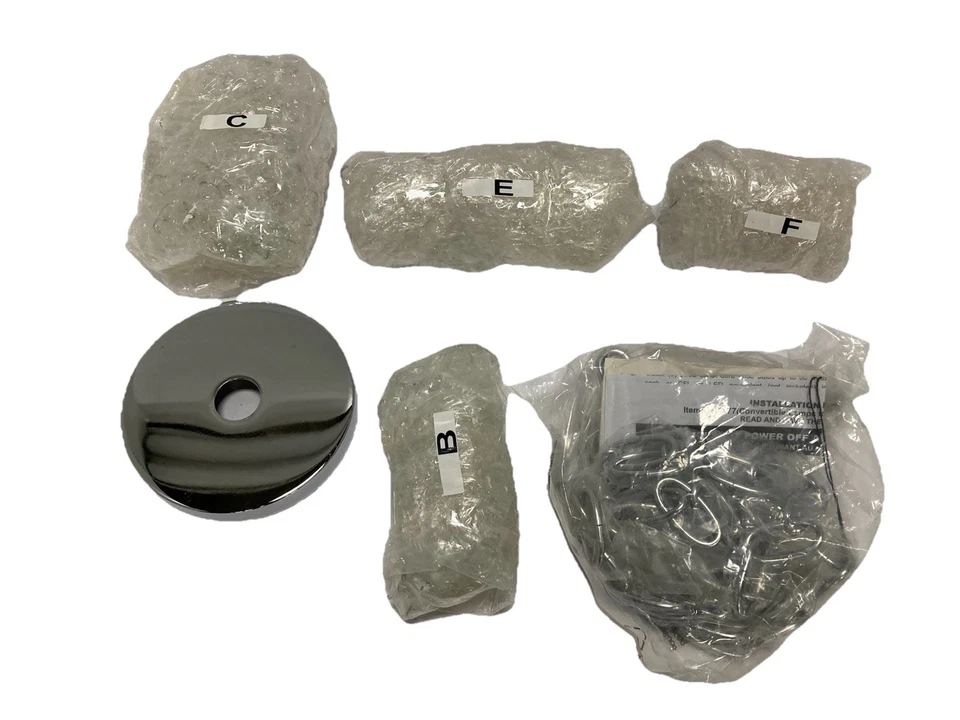 Minka Lavery Mini Chandelier 3-Light 3150-77 in Chrome, 17in x 14in - Image 4 of 4