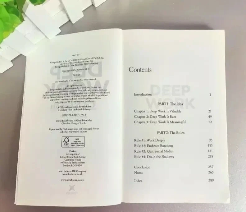 Deep Work von Cal Newport (2016, Taschenbuch) - Bild 2 von 4