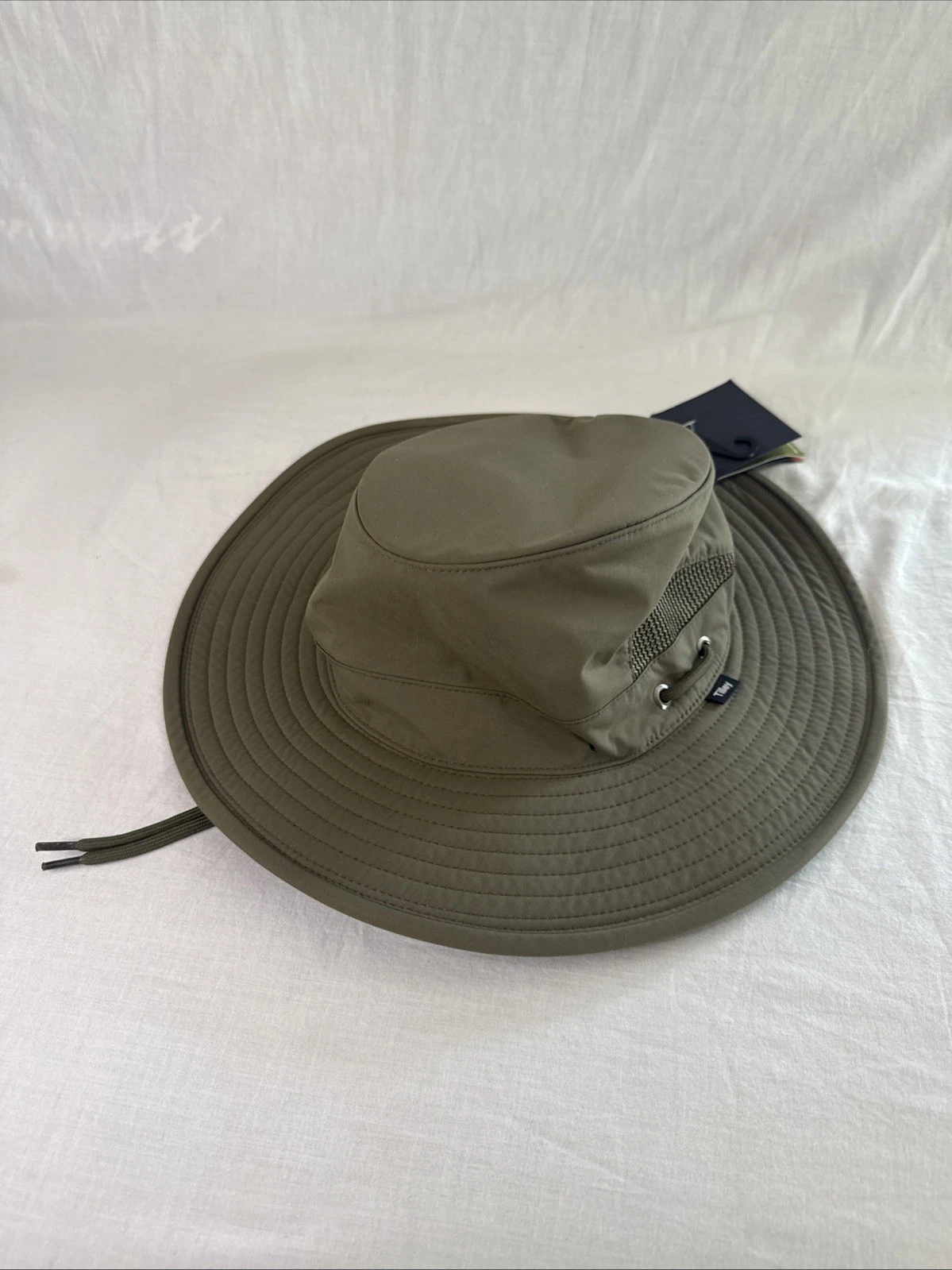 Tilley Modern Airflo Sun Hat UPF 50+ Recycled Size 7 1/2 Green - New with Tags