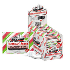 Fisherman'S Friend Strawberry Und Lime, 24Er Vorratsbox, Exklusive Sorte Mit Erd