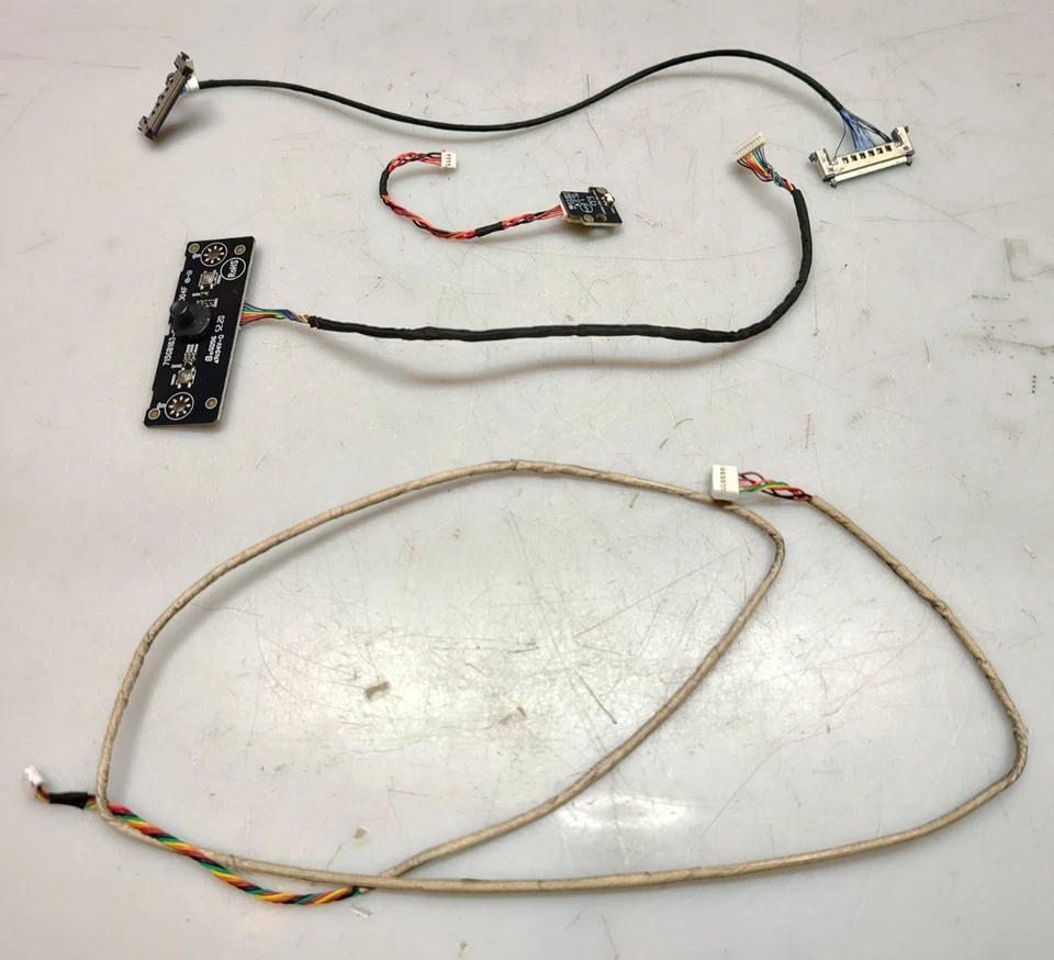 BenQ MOBIUZ EX2510 EX2510-T 25" Monitor Button Board LVDS Cables Repair Set - Image 2 of 4